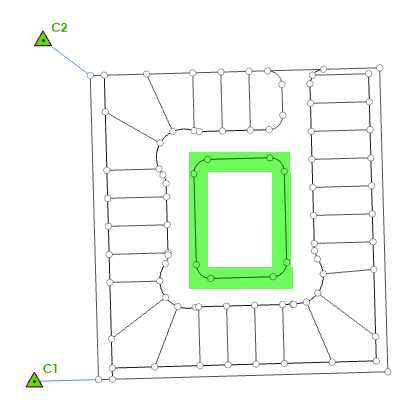 パーセル区画