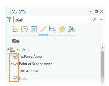 編集別にリスト