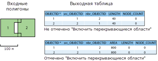 Входные данные и выходные таблицы
