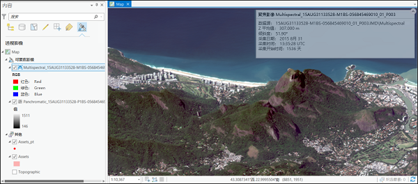 带 HUD 的可聚焦影像