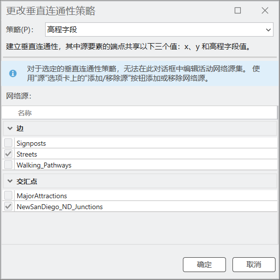 编辑网络源的垂直连通性策略