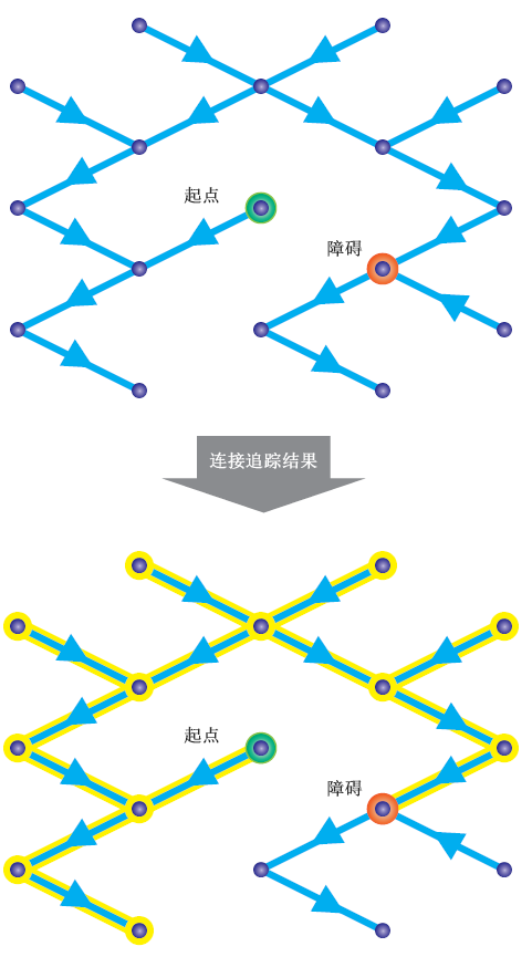 已连接追踪的示例