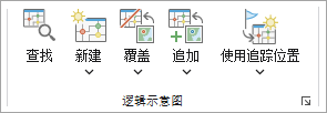 逻辑示意图组中的工具和命令