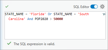 复合 SQL 表达式语法