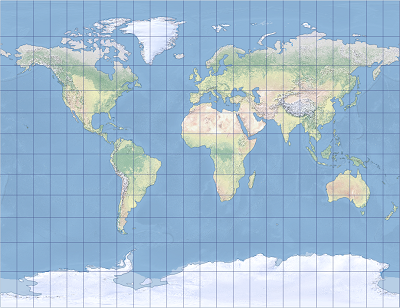 高尔立体投影的示例