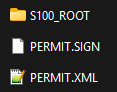 Contents of an exchange set export directory