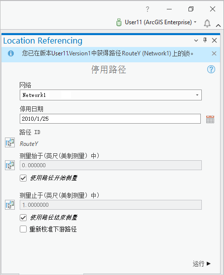 已获取锁的“停用路径”窗格